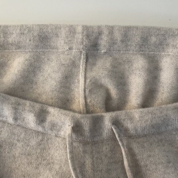 Frontgate 100% Mongolian Cashmere Bomber Lounge Set Size L/XL Ivory Quiet Luxury - Picture 13 of 16